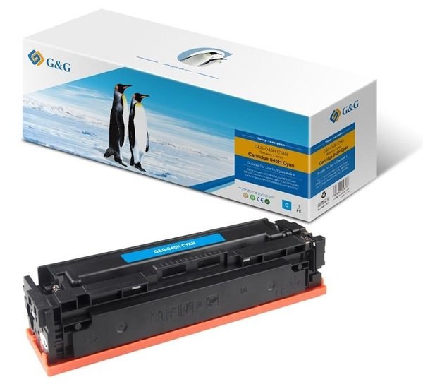 

Картридж G&G для Canon MF610/630 2200 стр Cyan (G&G-045HC)