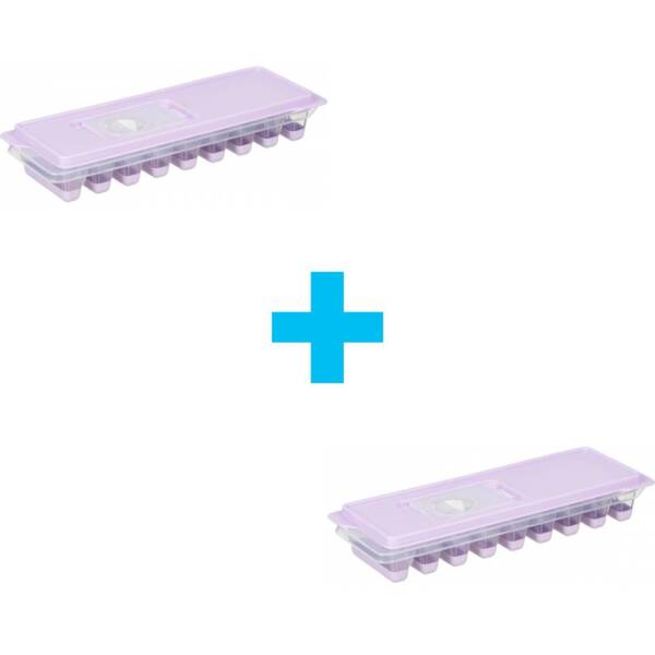 Форма для льда ARDESTO Fresh Stick лиловая с крышкой (AR1102LP)