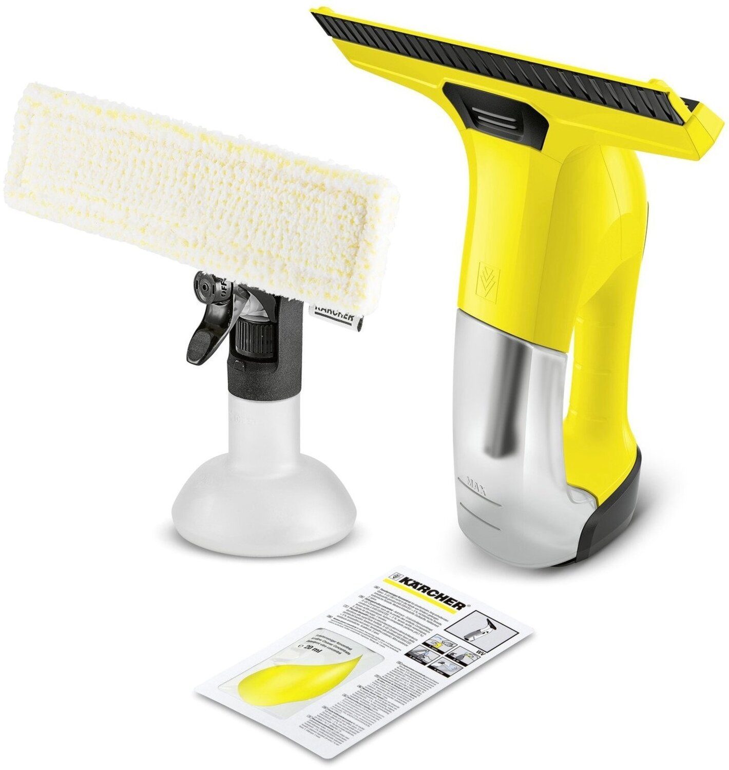 Пылесос для мытья окон Karcher WV 6 Plus yellow фото 