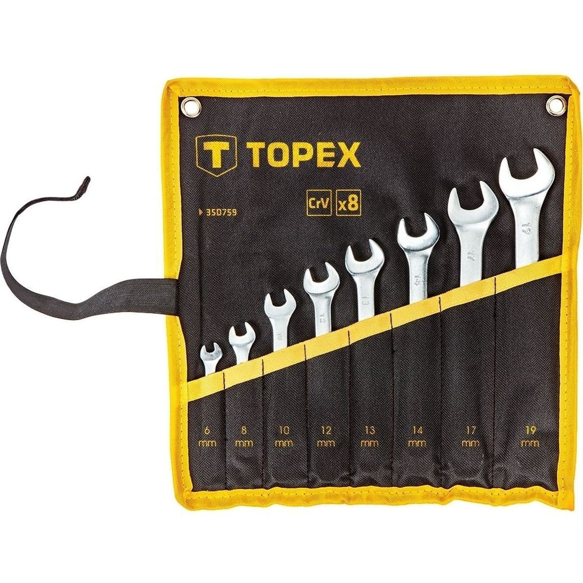 Набор ключей комбинированных TOPEX (35D759) фото 