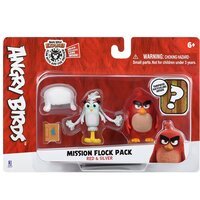  Ігрова фігурка Jazwares Angry Birds ANB Mission Flock Ред і Сільвер (ANB0007) 