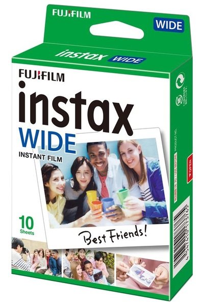

Фотобумага Fujifilm INSTAX WIDE REG,GLOSSY (108х86мм 10шт)