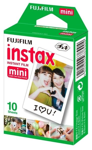 

Фотобумага Fujifilm INSTAX MINI EU 1 GLOSSY (54х86мм 10шт)