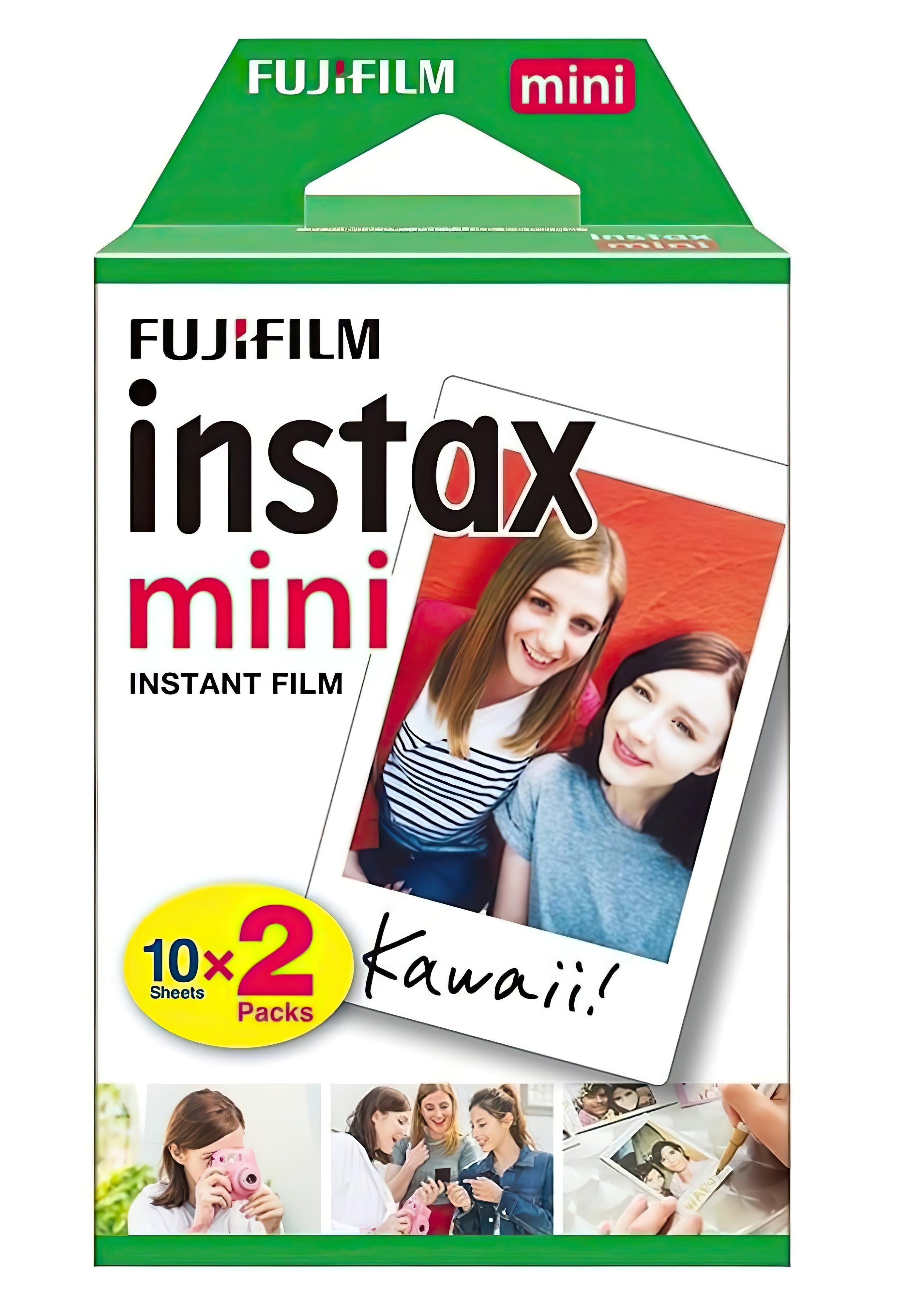 Фотобумага Fujifilm INSTAX MINI EU 2 GLOSSY (54х86мм 2х10шт) фото 1