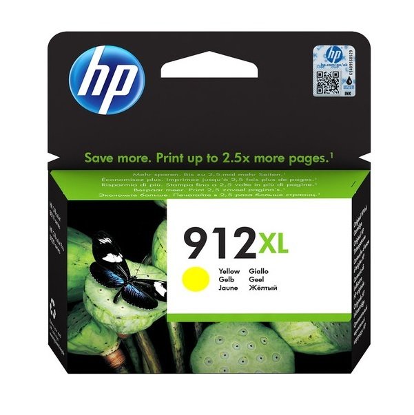 Картридж струйный HP 912XL High Yield Yellow Original Ink Cartridge (3YL83AE) фото 