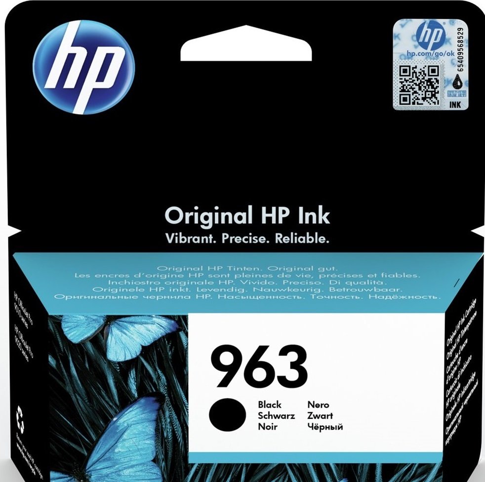 Картридж струйный HP 963 Black Original Ink Cartridge (3JA26AE) фото 