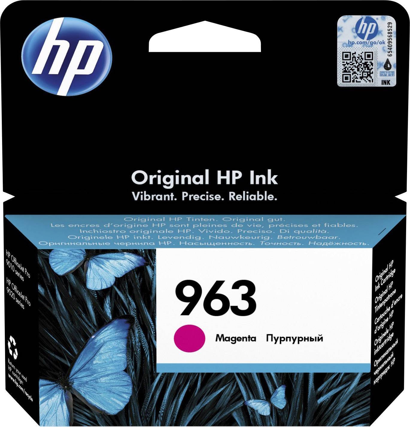 Картридж струйный HP 963 Magenta Original Ink Cartridge (3JA24AE) фото 