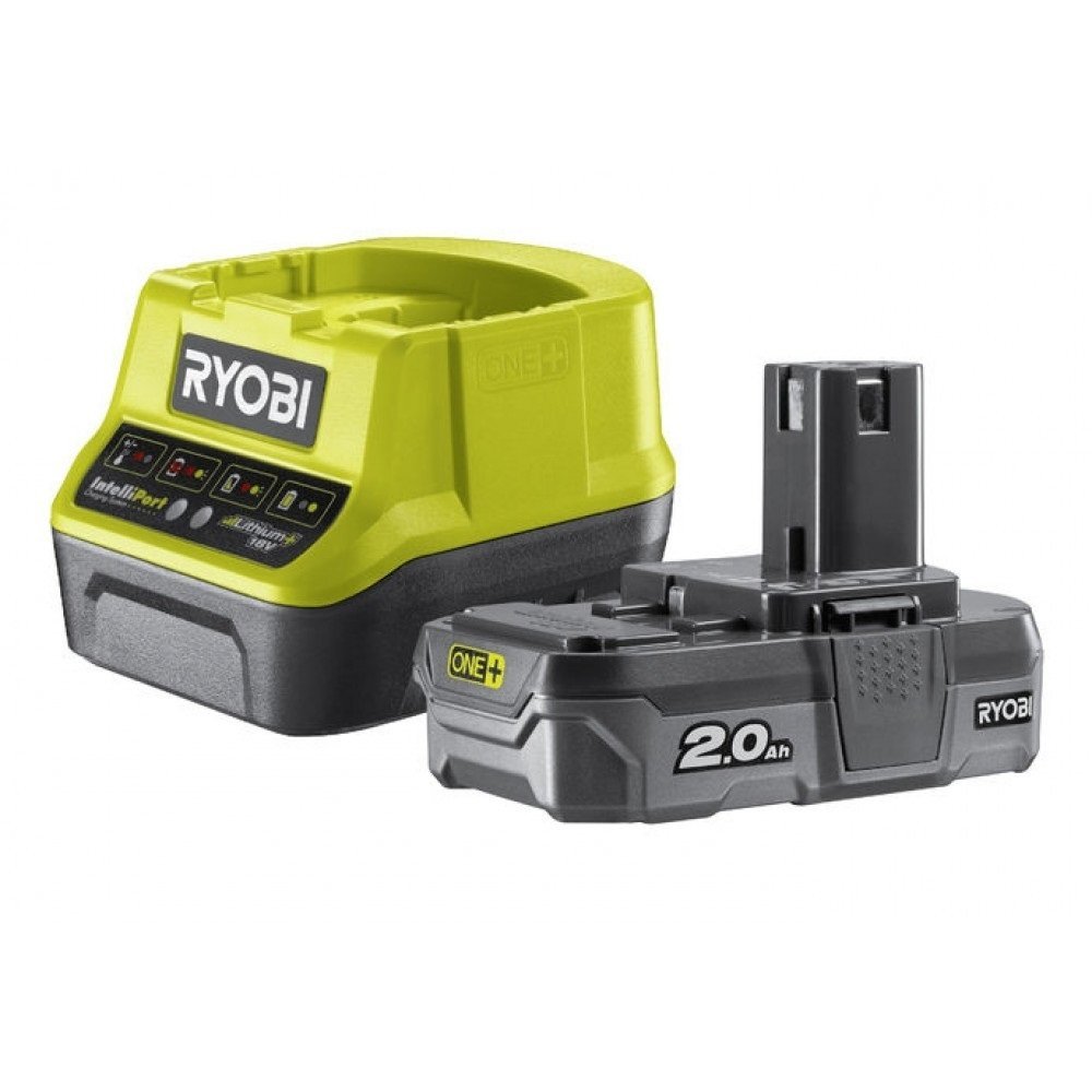 Акумулятор та зарядний пристрій Ryobi ONE+ RC18120-120, 2 Аг, 18В (5133003368)фото