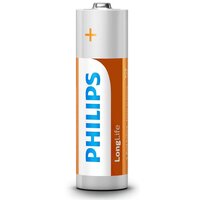  Батарейка Philips LongLife Zinc Carbon AA BLI 4 (R6L4B/10) 