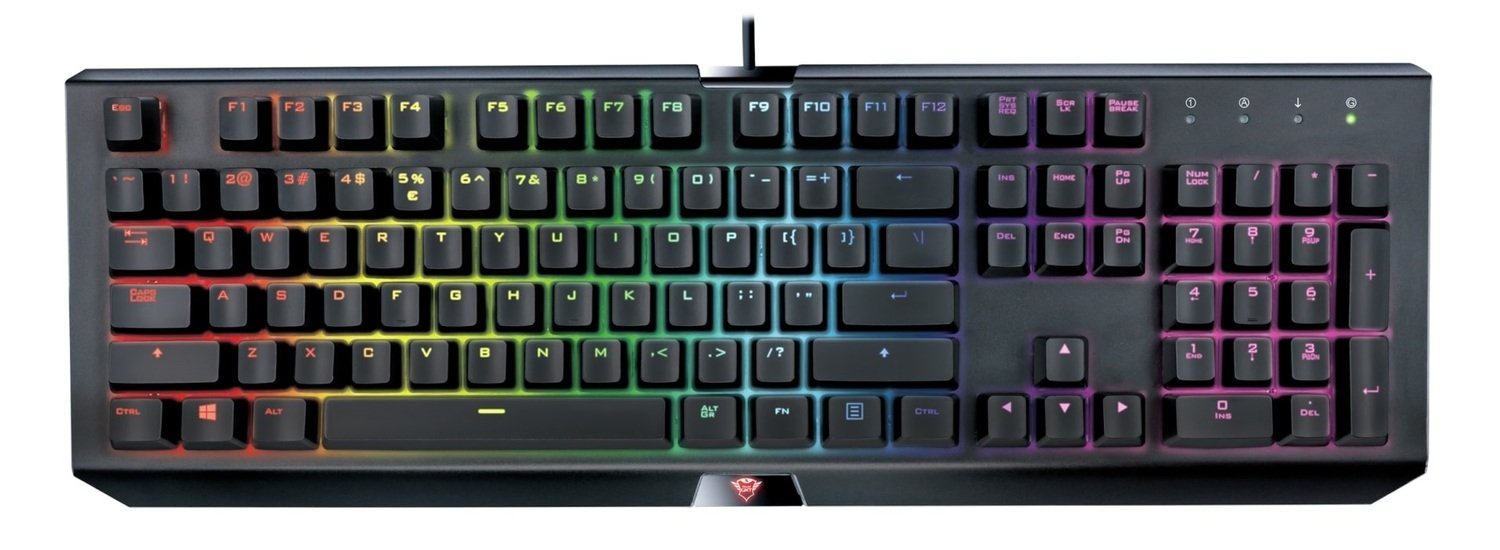  Ігрова клавіатура Trust GXT 890 Cada RGB Mechanical Keyboard BLACK (22690) фото