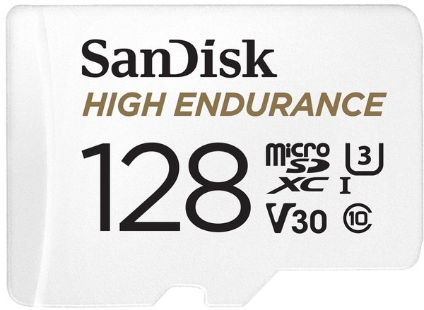 Акція на Карта памяти Sandisk microSDXC 128GB C10 UHS-I U3 V30 R100/W40MB/s High Endurance (SDSQQNR-128G-GN6IA) від MOYO