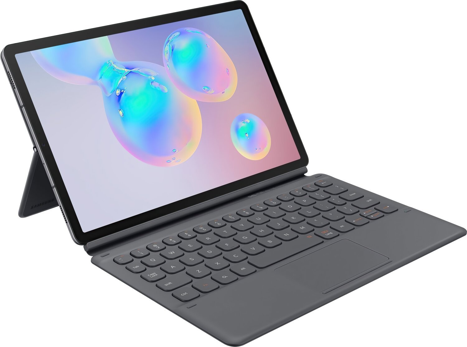Чехол-клавиатура Samsung для Galaxy Tab S6 (T860/865) Book Cover Keyboard Gray фото 