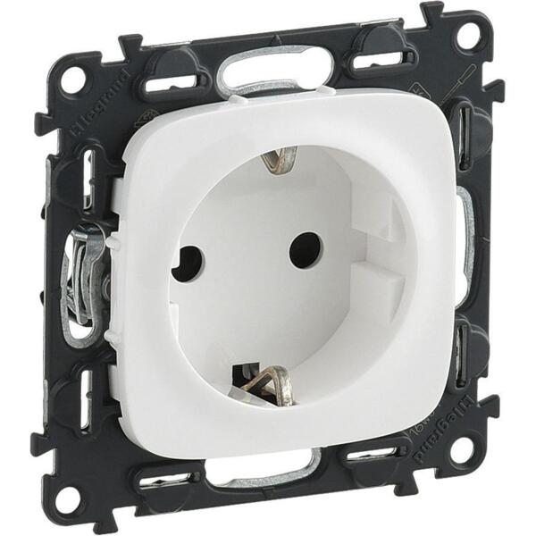 

Розетка Schuko 16А 250В Valena ALLURE Legrand, Белый