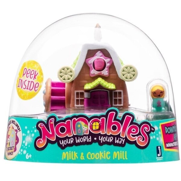 

Игровая фигурка Nanables Small House Город сладостей, Магазин "Печенье с молоком"