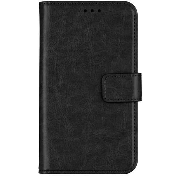 Акція на Чехол 2E для смартфонов 6-6.5"(< 160*80*10 мм) Eco Leather Black від MOYO