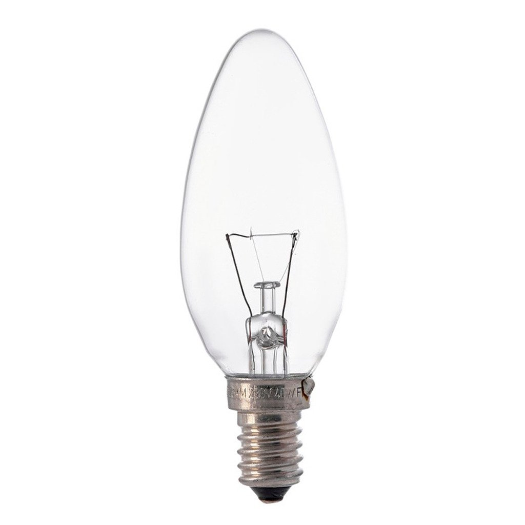 Лампа накаливания Osram E14 40W 230V B35 CL CLAS (4008321788641) фото 