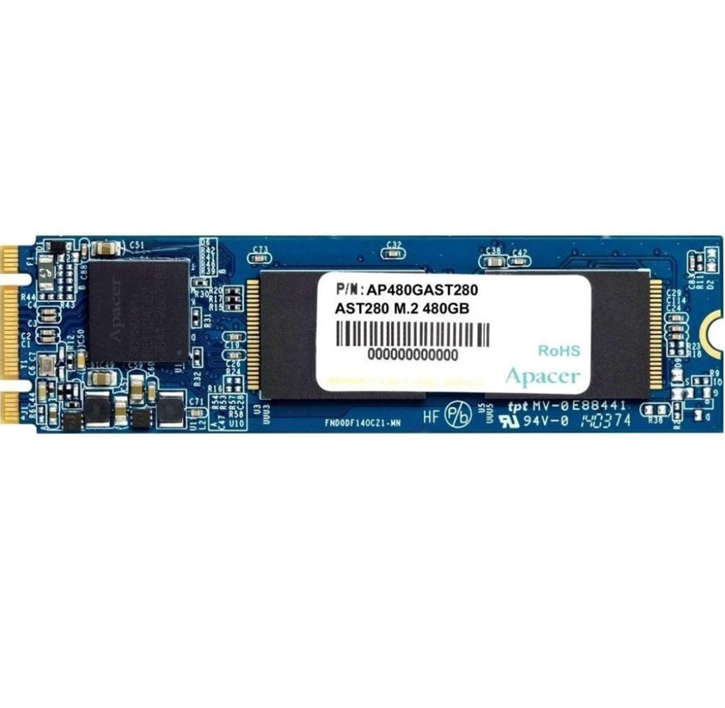 SSD накопитель APACER AST280 480GB M.2 SATA 2280 3D TLC (AP480GAST280-1) фото1