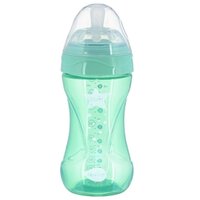  Пляшка для годування Nuvita NV6032 Mimic Cool 250мл 3м+Антиколікова, зелена (NV6032GREEN) 