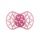Пустышка ортодонтическая Nuvita NV7084 Air55 Cool 6m+ "сердечки" розовая (NV7084PY)