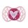  Пустушка симетрична Nuvita NV7065 Air55 Cool 0m +" LOVE" рожево-персикова (NV7065PR) 