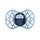 Пустышка симметрическая Nuvita NV7085 Air55 Cool 6m+ "LOVE" голубо-синяя (NV7085CB)
