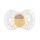 Пустышка симметрическая Nuvita NV7085 Air55 Cool 6m+ "LOVE" желто-серая (NV7085SC)