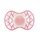 Пустышка симметрическая Nuvita NV7085 Air55 Cool 6m+ "бант" светящаяся в темноте, розовая (NV7085GF)
