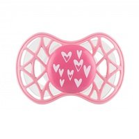  Пустушка симетрична Nuvita NV7085 Air55 Cool 6m +" сердечка" рожева (NV7085PY) 