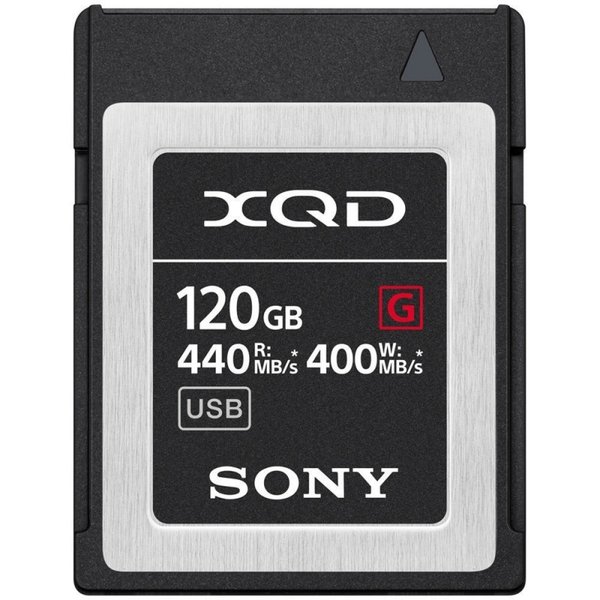 

Карта памяти Sony XQD 120GB G Series R440MB/s W400MB/s (QDG120F)