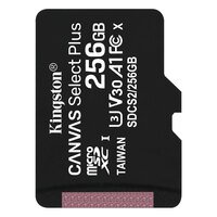 Карта пам`яті Kingston microSDXC 256GB C10 UHS-I R100MB/s (SDCS2/256GBSP)