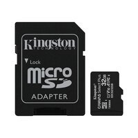 Карта пам`яті Kingston microSDHC 32GB C10 UHS-I R100MB/s + SD-адаптер (SDCS2/32GB)