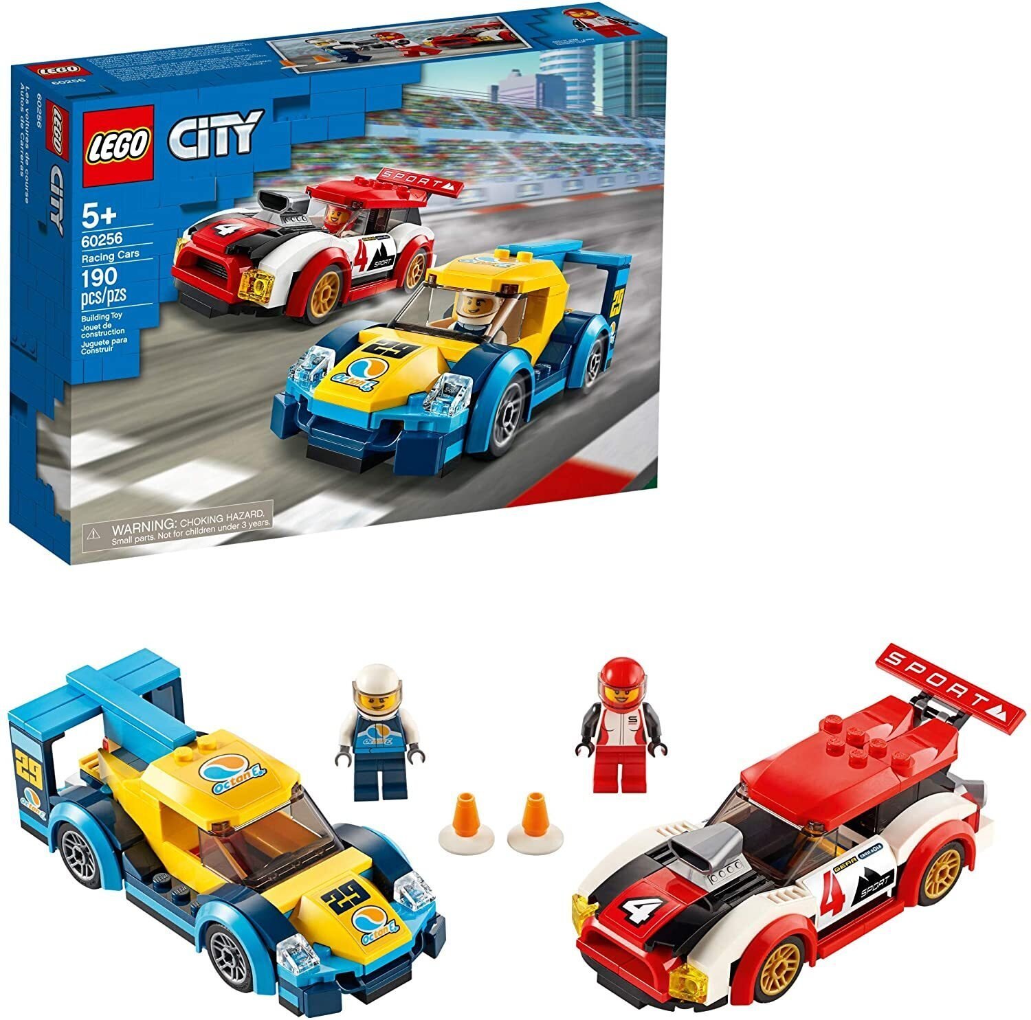 LEGO 60256 City Nitro Wheels Гоночные автомобили фото 