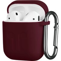 Чохол 2Е для Apple AirPods Pure Color Silicone (1.5mm) Imprint Marsala (2E-AIR-PODS-IBSI-1.5-M)