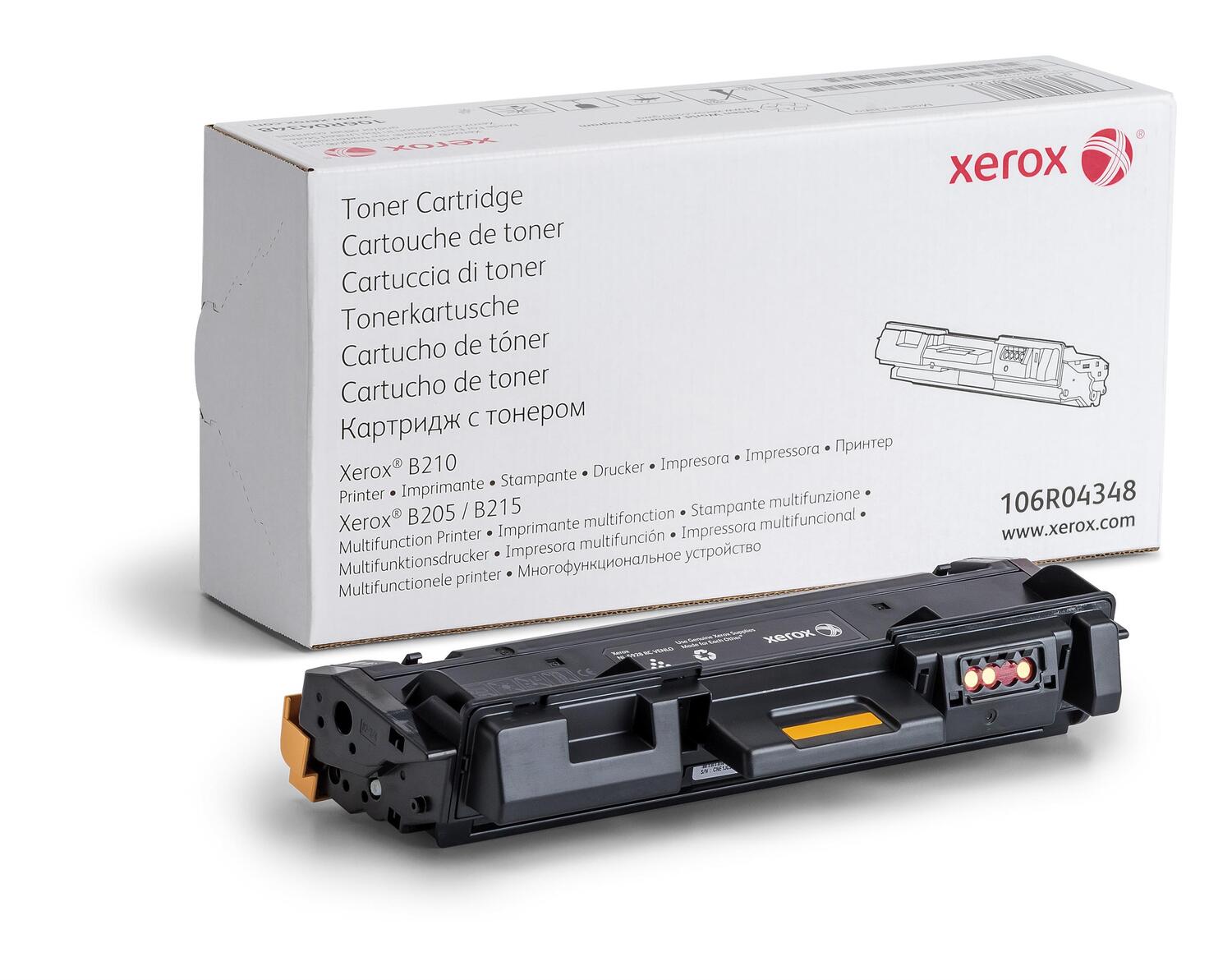 Тонер-картридж лазерный Xerox B205/B210/B215 Black (106R04348) фото 