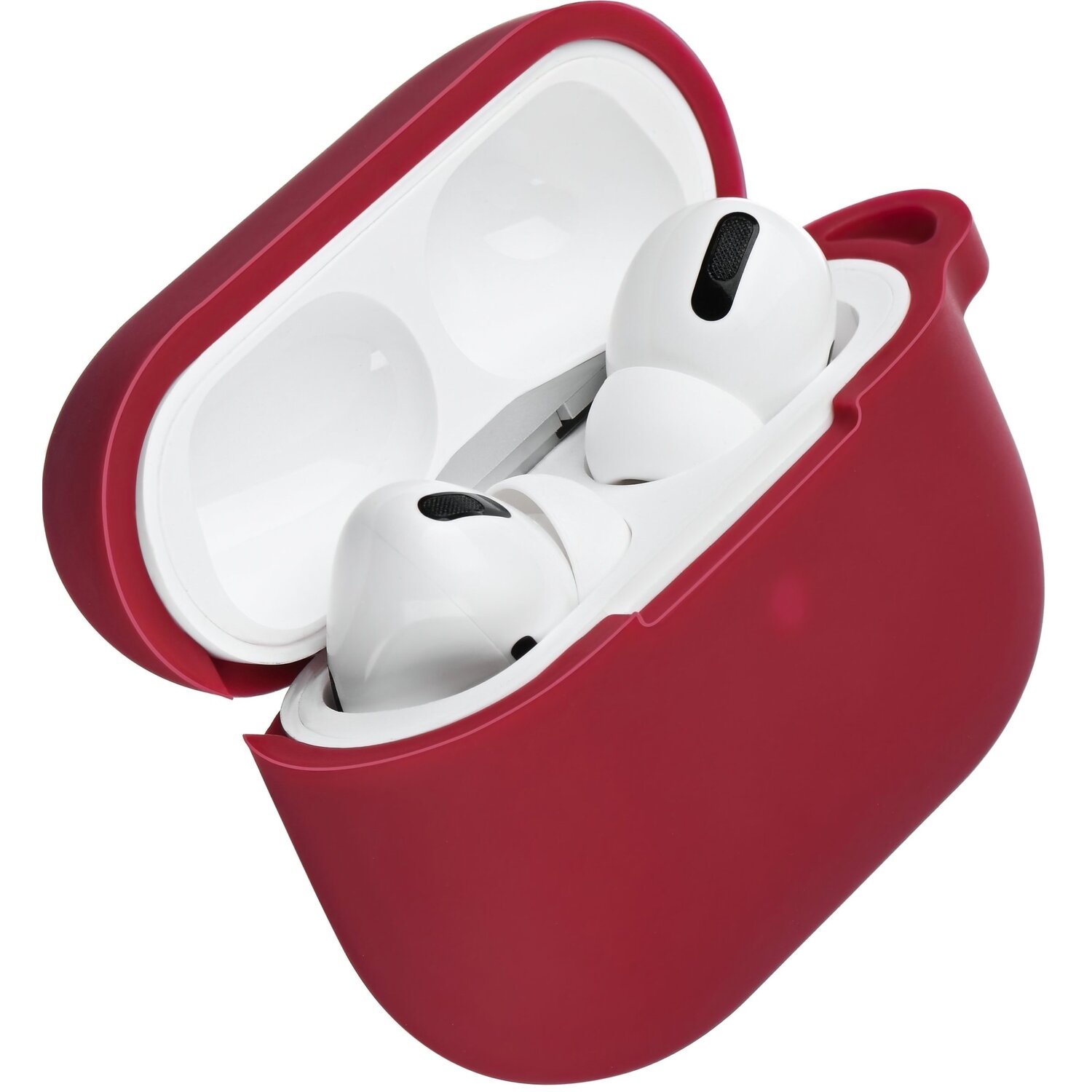 Чехол 2Е для Apple AirPods Pro Pure Color Silicone (2.5mm) Cherry Red (2E-PODSPR-IBPCS-2.5-CHR) фото 
