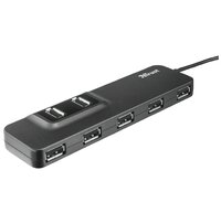 USB-хаб TRUST Oila 7 Port USB 2.0 Hub Black (20576_TRUST)