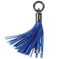 Кабель Remax Tassels Ring Lightning 3.0A Data/Charge 20cm blue (RC-053I-BLUE)