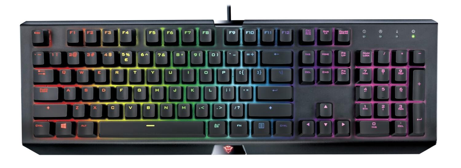 Ігрова клавіатура Trust GXT 890 Cada RGB Mechanical Keyboard Black (21808_TRUST)фото