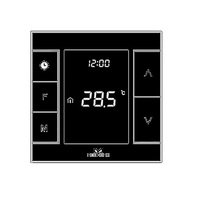  Розумний термостат для керування водяним теплою підлогою/водонагрівачем MCO Home, Z-Wave, 230V АС, 10А, чорний 