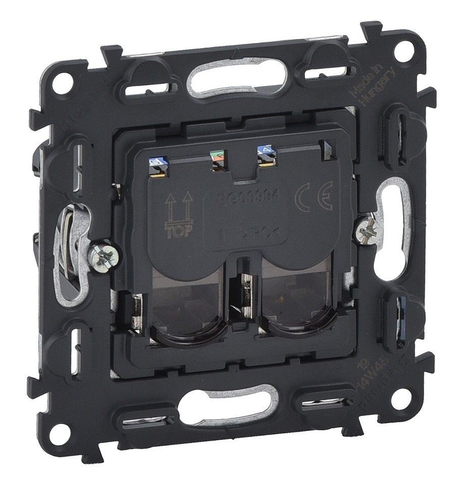 Розетка RJ45 Кат.5е UTP подвійна Legrand Valena IN'MATICфото1