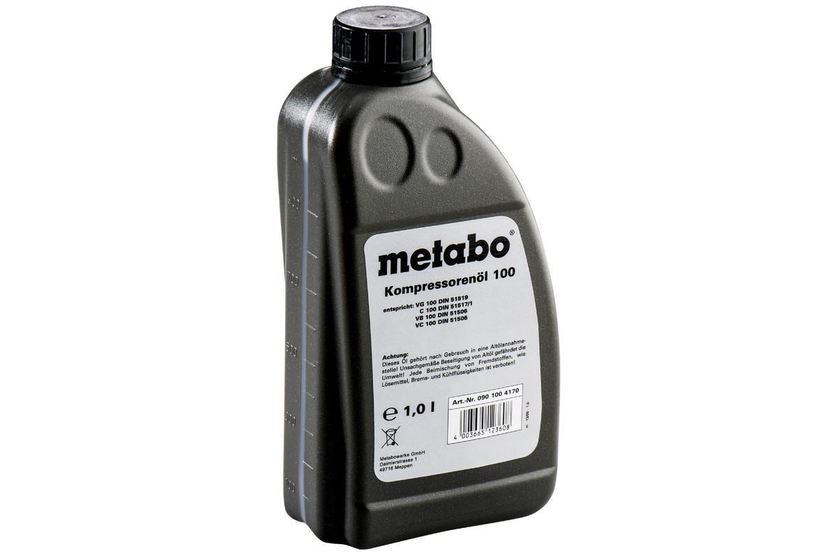 Масло для компрессора Metabo MOTANOL HP100,1л фото 1