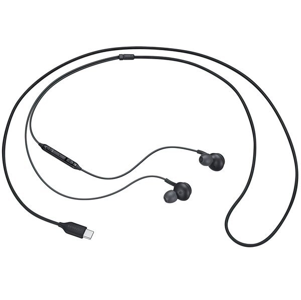 Акція на Наушники проводные Samsung Type-C Earphones IC100 Black (EO-IC100BBEGRU) від MOYO