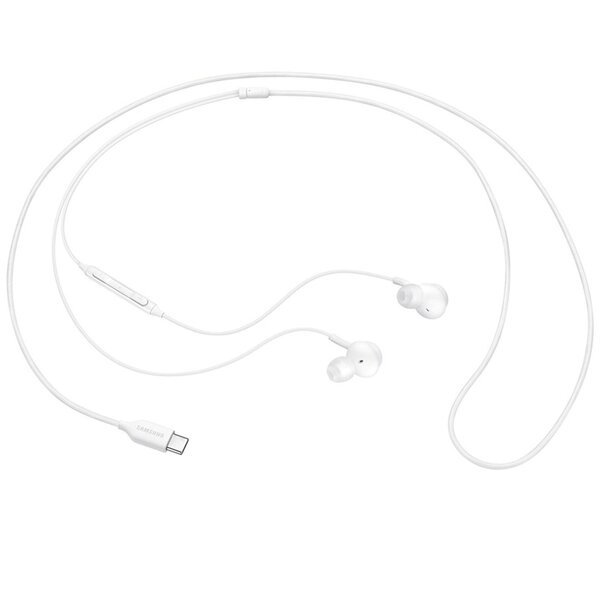 Акція на Наушники проводные Samsung Type-C Earphones IC100 White (EO-IC100BWEGRU) від MOYO