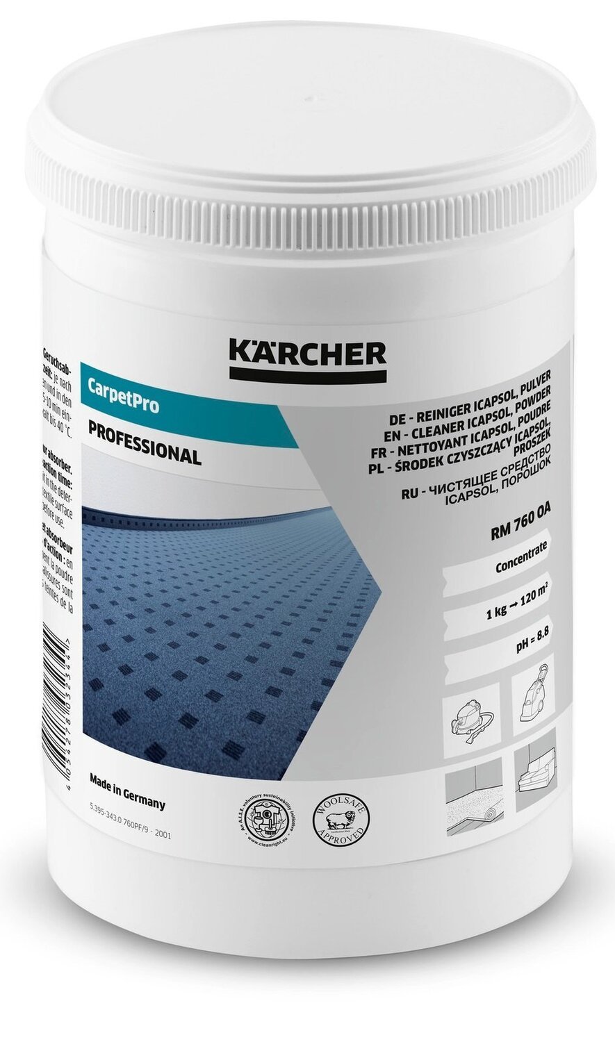 Cредство для чистки поверхностей Karcher RM 760 iCapsol, 800 г (6.295-849.0) фото 