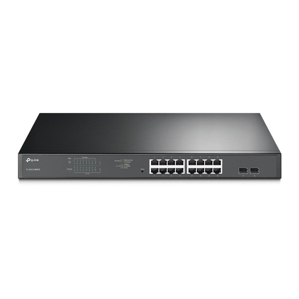 Комутатор TP-LINK TL-SG1218MPE 16x1GE/PoE+ 192W 2xSFP Smart Rack