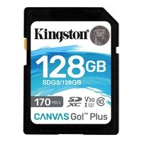 Карта пам`яті Kingston SDXC 128GB Canvas Go Plus 170R C10 UHS-I U3 V30 (SDG3/128GB)