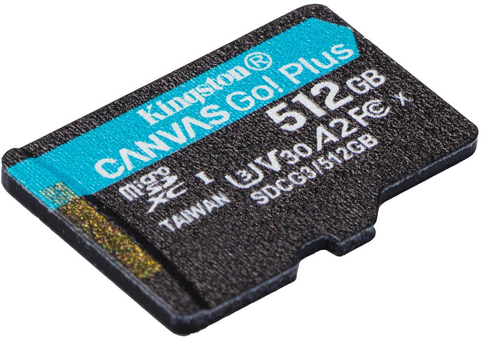 Карта памяти Kingston microSDXC 512GB Canvas Go Plus 170R A2 U3 V30 (SDCG3/512GBSP) фото 