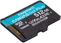 Карта пам`яті Kingston microSDXC 512GB Canvas Go Plus 170R A2 U3 V30 (SDCG3/512GBSP)