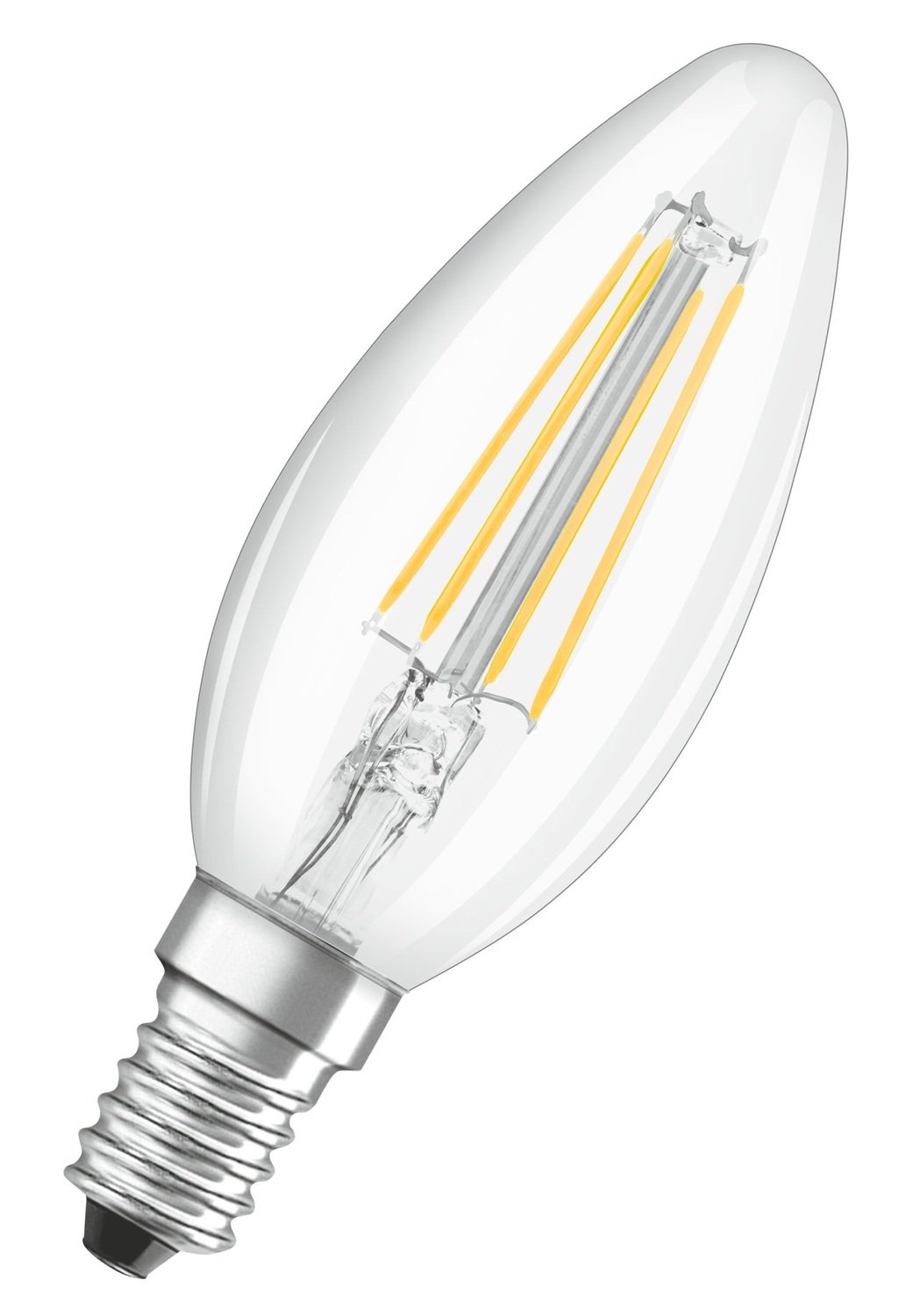 Лампа светодиодная OSRAM LED Value FILAMENT B40 4W (470Lm) 2700K E14 фото 