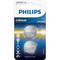 Батарейка Philips Lithium CR 2032 BLI 2 (CR2032P2/01B)